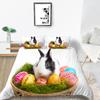 3D Printed Rabbit Bedding Set Cute Animal Down Duvet Cover Pillowcase 2/3 Pieces AU/EU/DE Full Size Soft Home Textile Easter Quilt Cover