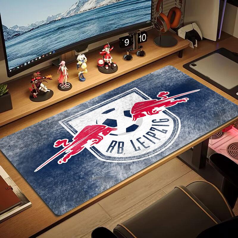 RB Leipzig Mouse Pad, Large Gaming Desk Mat, Non-slip XXL Mousepad for Laptop & Tablet, Mini PC Playmat with Stitched Edges