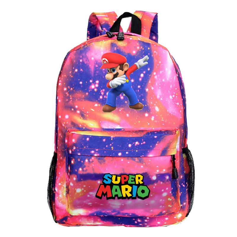 Peripheral Backpack Animation Cartoon Game Schoolbag Creative Pattern Heat Transfer Backpack