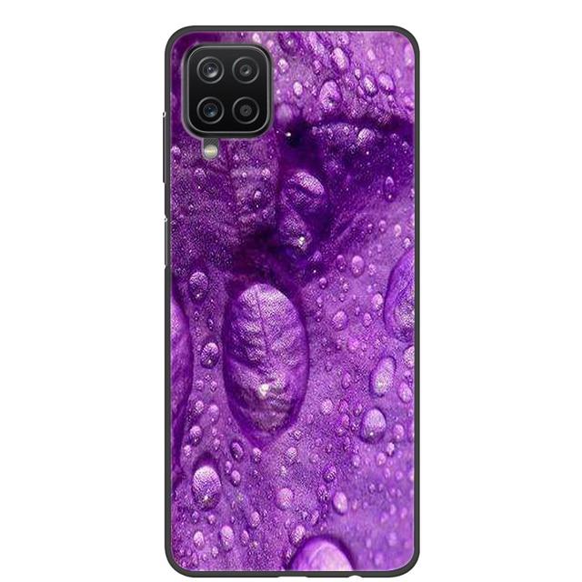 Чехол для Samsung A12, 2021, черные мягкие силиконовые чехлы из ТПУ для телефонов Samsung Galaxy A12 M12, чехол с крутым дизайном, чехол-бампер A 12