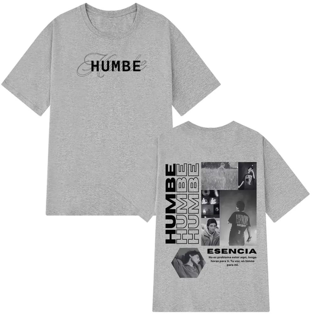 2026 Singer Humbe Esencia Tour Print Tshirt Unisex Women Summer Cotton Casual Tshirts Hiphop Oversized Gothic Punk Tshirts Tops