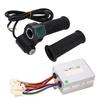 Bike Controller Power Display Throttle Grip Electric Bike Brushed Controller Kit for Tricycle