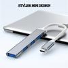USB C HUB USB 3.0 HUB Type C 4-портовый мульти-разветвитель адаптер OTG Macbook HUB Pro 13 15 Air Mi Pro HUAWEI Компьютерные аксессуары