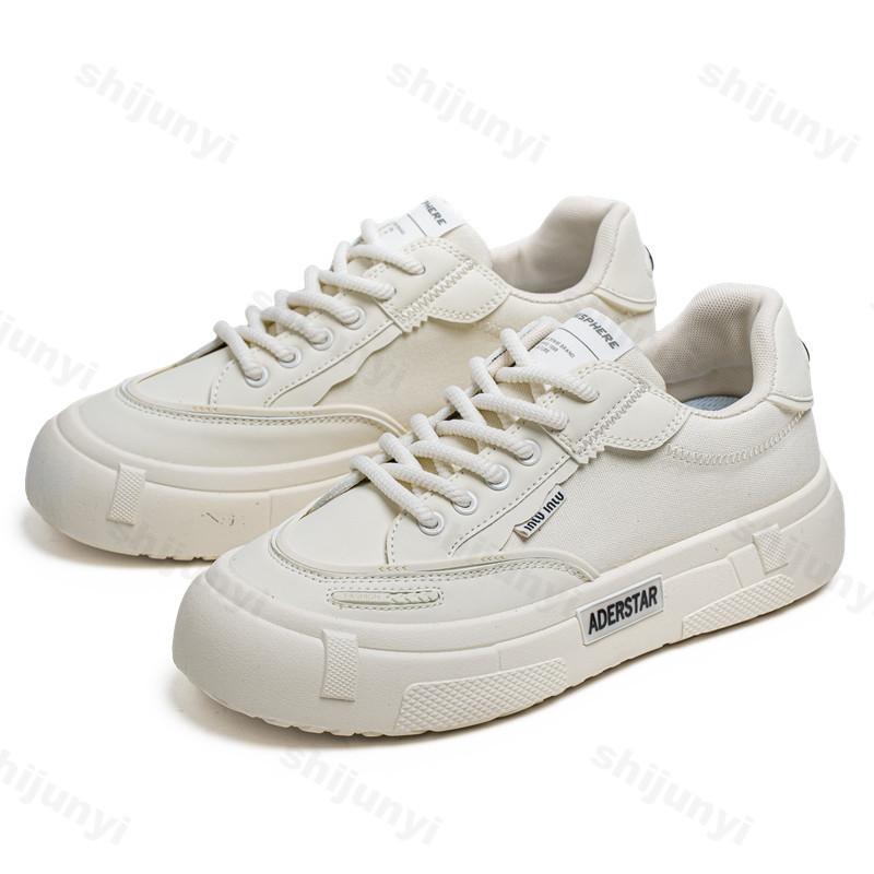 Мода Мужская Мода Тренд Повседневная Холщовая Обувь 2025 Новая Летняя Дышащая Универсальная Обувь на Толстой Подошве Удобные Низкие Массивные Кроссовки