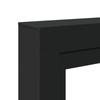 Vidaxl Obudowa Kominka, Czarna, 100X30X87,5Cm, Materiał Drewnopochodny