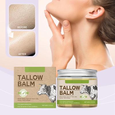 Увлажняющий крем для ухода за кожей Tallow Skin Care. Уменьшает сухость, питает кожу, сохраняет ее эластичность.