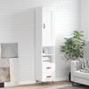 VidaXL Highboard White 34.5x34x180 Cm Engineered Wood 3200233