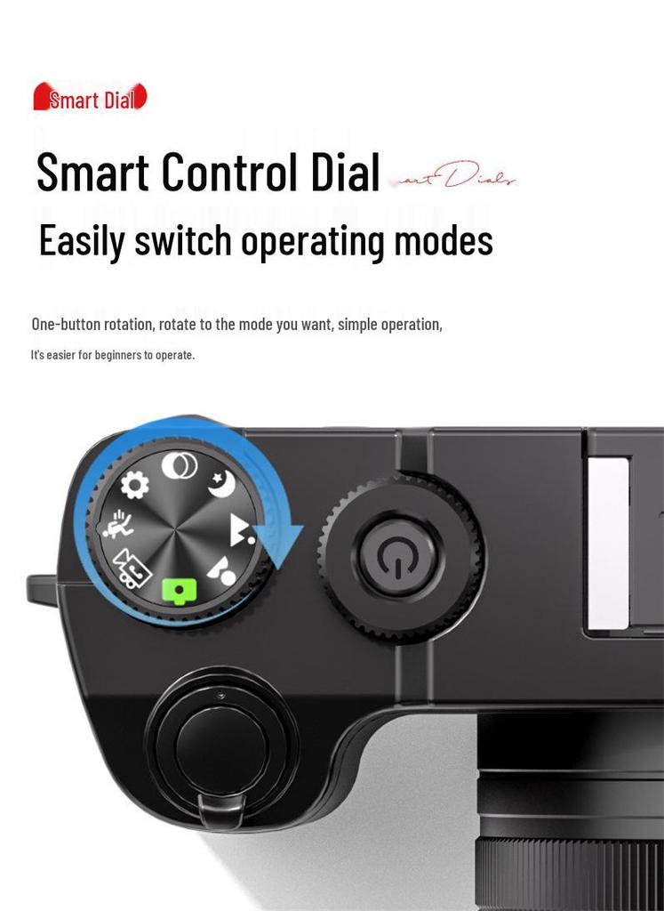 Entry-Level DC218 Student Mirrorless DSLR with 64MP HD Digital Camera