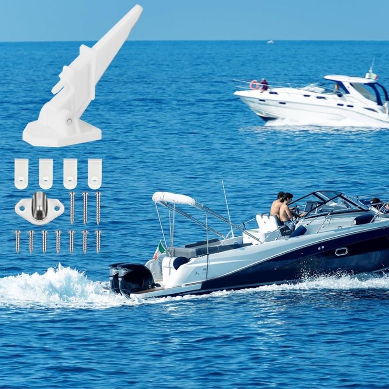Морской комплект трубки Пито для манометра скорости 20 футов (6м) ПВХ трубка с зажимами-ракушками и винтами