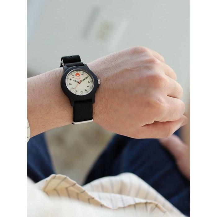 [Beams Japan] Часы BJ с арабскими цифрами SP BLACK FREE Черный