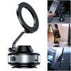 Foldable Magnetic Electric Vacuum Car Phone Holder 360° Rotating Vacuum Car Mount Phone Holder Rechargeable for Bath Shower