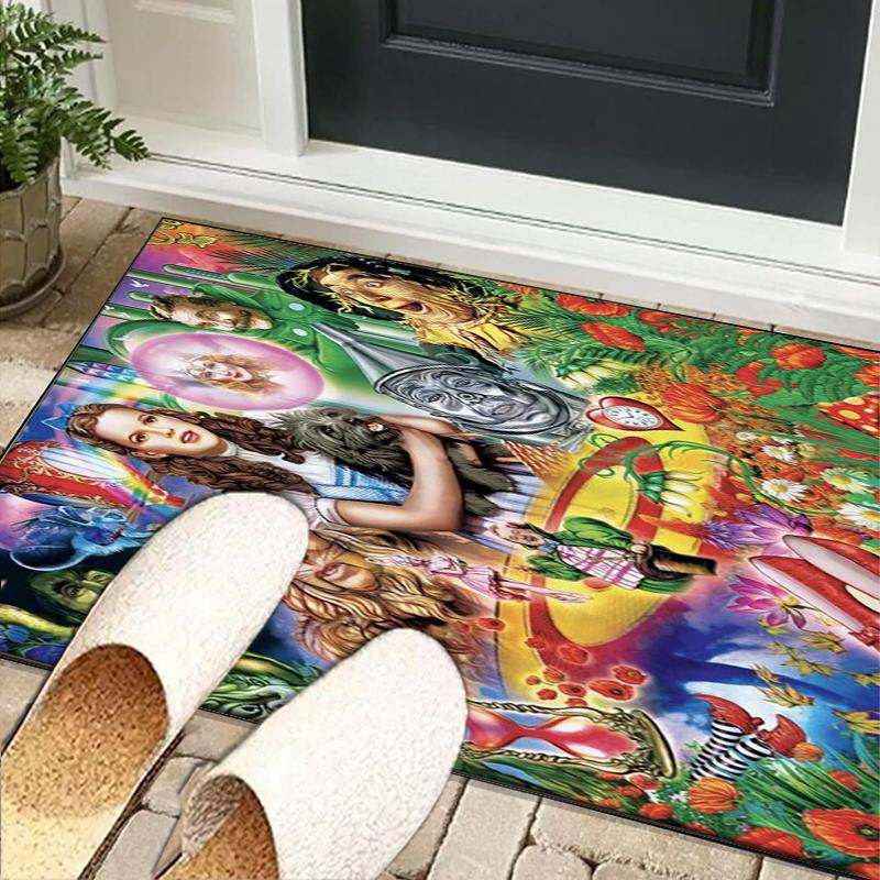 Wonderful Wizard Adventure Office Rug Chair Mat, Game Carpet, Suitable for Front Door, Bedroom, Living Room, Desk, Holiday Gift