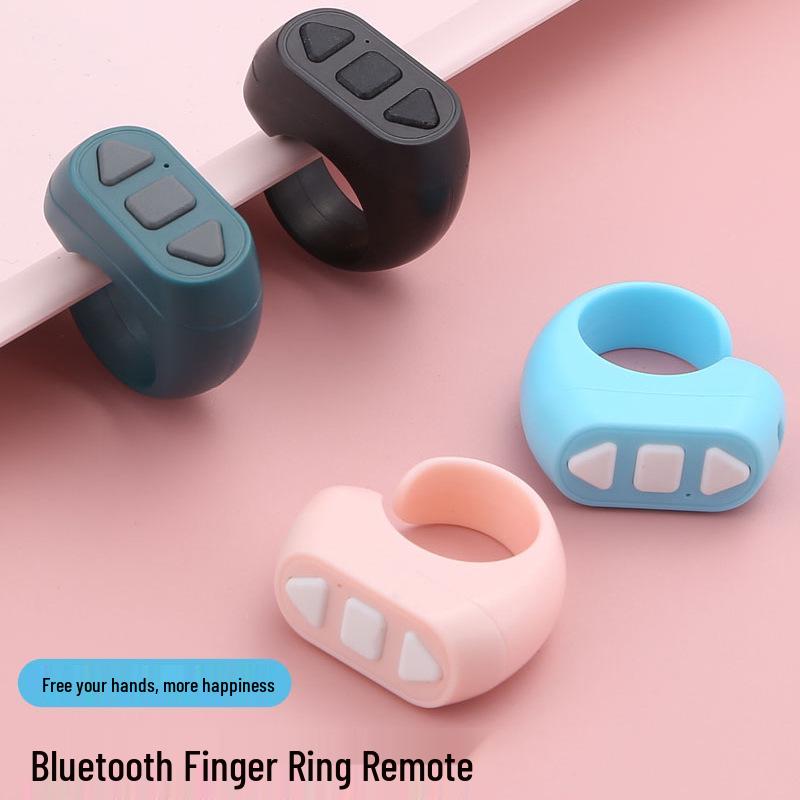 Bluetooth Кольцо-пульт дистанционного управления с зарядным кейсом: Камера и контроллер для селфи в TikTok