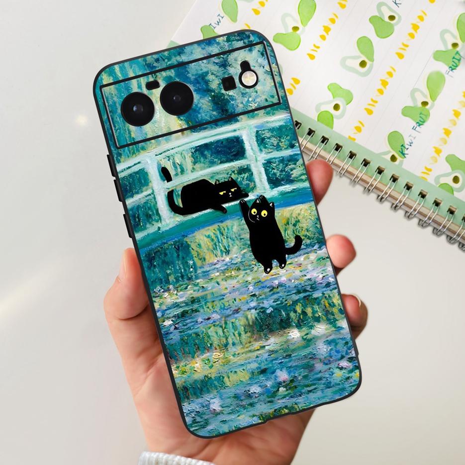 Чехол для Google Pixel 6 Чехол Pixel 6A Милый Пингвин Астронавт Расписной Чехол Мягкий Силиконовый Чехол для Телефона Для Google Pixel 6 Pro Pixel6A Сумки