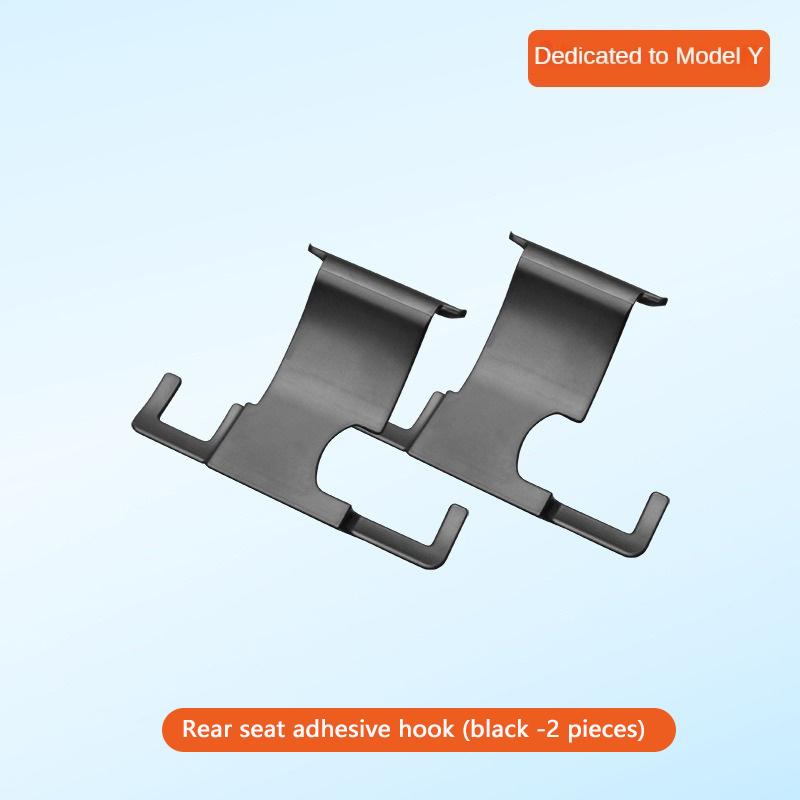 1/2 шт. Крючок для заднего багажника автомобиля, квадратный, из АБС-материала, для перчаточного ящика второго водителя, крючок для зонтика для Tesla Model3/Y, автомобильные аксессуары