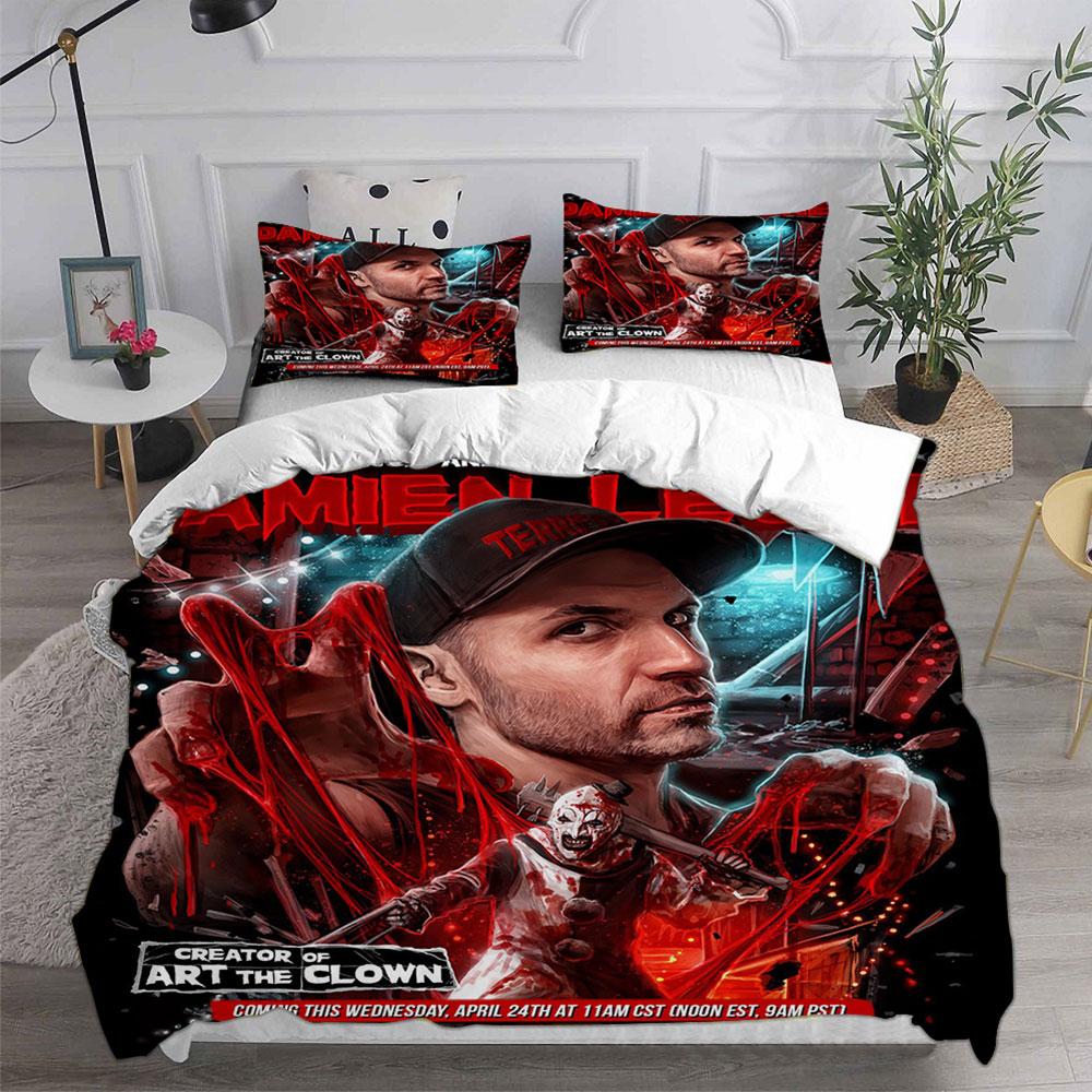 Ужасающий 3 () Комплекты постельного белья Покрывало Одеяло Пододеяльник Наволочка Комплекты из 2-3 предметов Ужасы Рождественское украшение