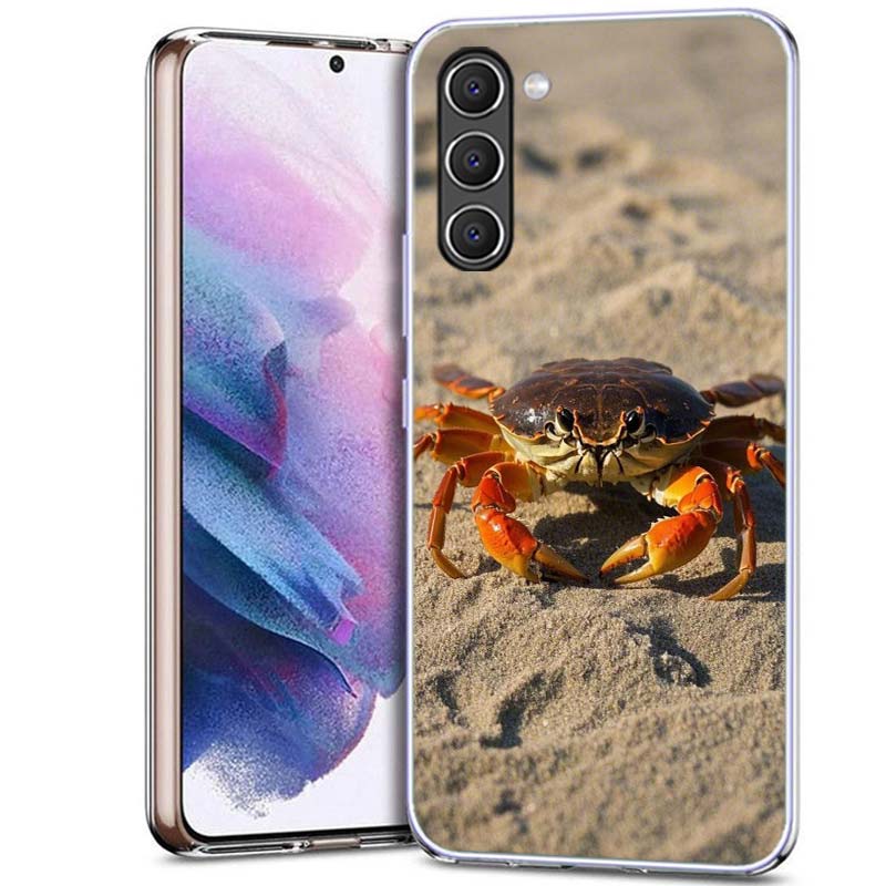 Unique Animal Crab Phone Case for Samsung A54 A14 A24 A34 A17 A37 A57 A55 A35 A25 A15 A13 A23 A33 A53 A07 A05S A04S A03 A73 Gala