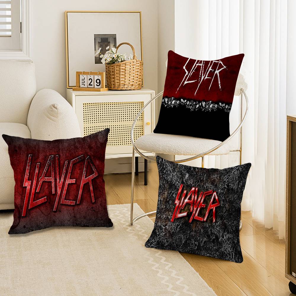 Чехол на подушку для хэви-метал группы S-Slayer Полиэстер Диванные подушки Декоративные декоративные подушки Декор для дома Чехол на подушку