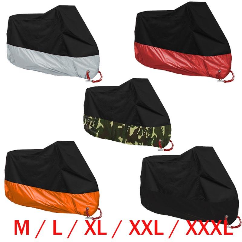 M L XL 2XL 3XL 4XL Motorcycle Cover Universal Outdoor Uv Protector All Season Waterproof Bike Rain Dustproof Motor Scooter Cover