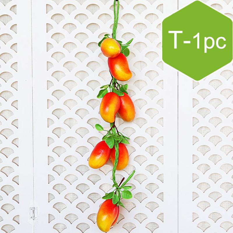 Искусственная имитация еды, овощей, поддельный перец чили, фрукты, реквизит для фотосъемки для украшения комнаты, дома, рождественского декора стен