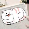 Bathroom Absorbent Soft Mat, Quick-Drying Door Mat, Non-Slip Toilet Mat, Household Carpet, Can Be Cut to Size