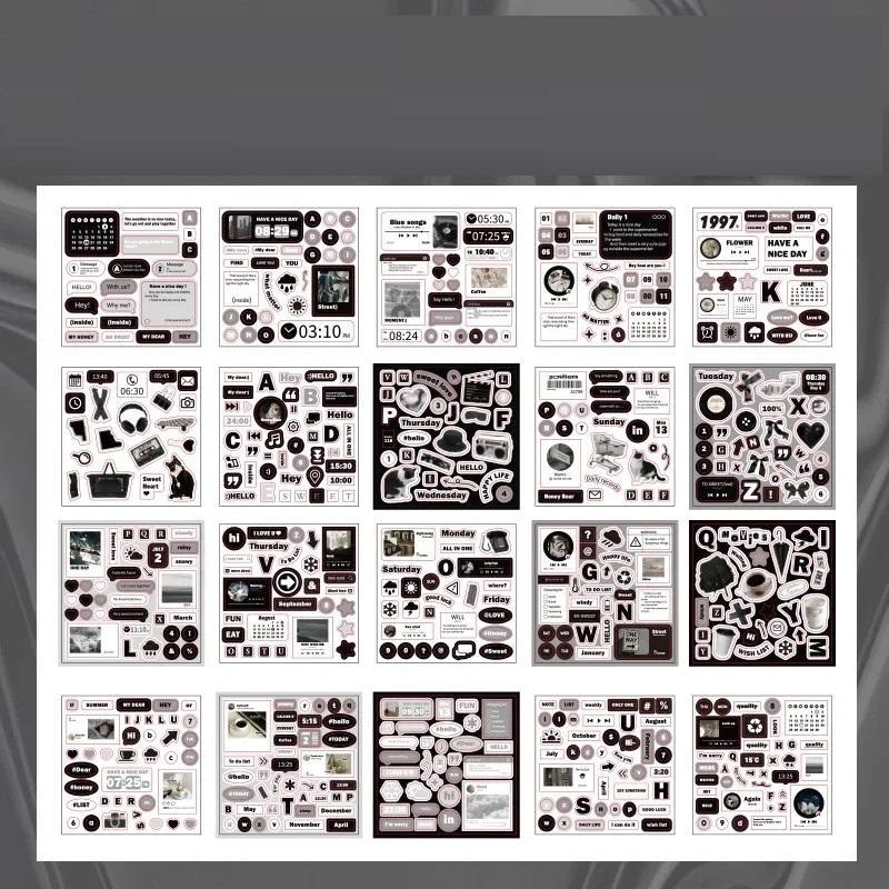 1 шт. Милый книжка-стикеры для скрапбукинга, журнал, DIY, материалы для джанк-журнала, украшение, альбом, дневник, канцелярские принадлежности, стикер