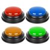 Sound Buzzer Button 4 Pieces Competition Prop Quick Answer Button Game Buzzer For Answering For Classroom Debate Competition