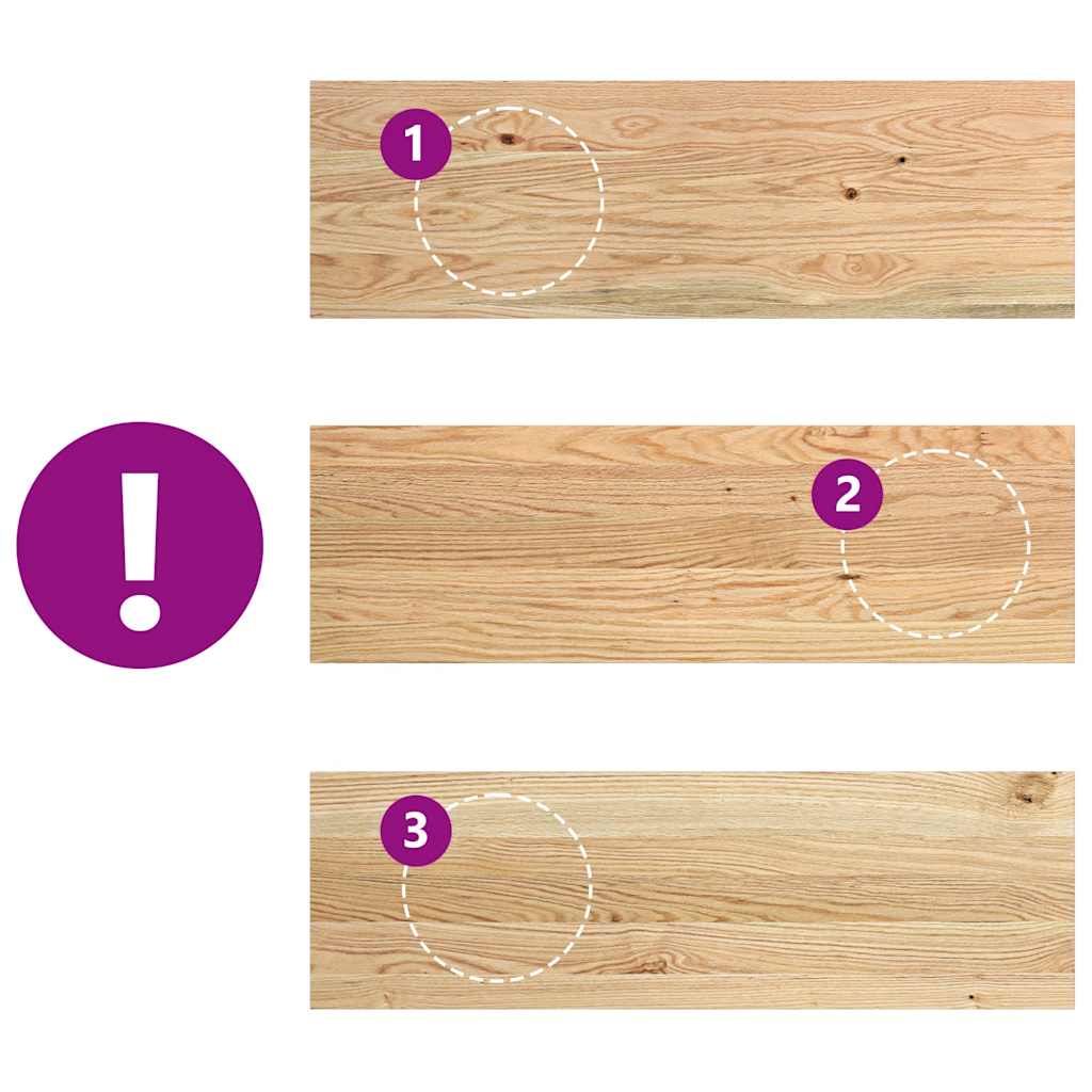 Wooden Stair Treads 2 pcs Unfinished 80 x 30 x 2 cm Solid Oak