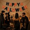 Reusable Halloween Paper Pull Flag Party Decor Pull Flag  Ghost House Atmosphere Decoration