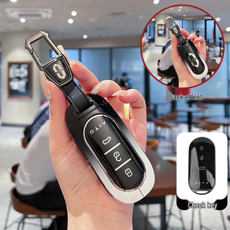 Чехол для ключей AITO M9: Металлическая пряжка для электросамоката AITO Huawei M9 с увеличенным запасом хода