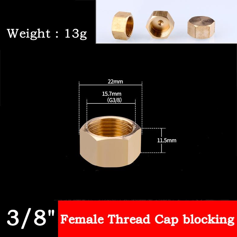 1 шт. BSP 1/8"~2" Резьба внутренняя/наружная Латунный Трубный Шестигранная Головка Латунная Заглушка/ Торцевая Крышка/ Пробка Сантехнический Фитинг Соединитель Адаптер для Крана