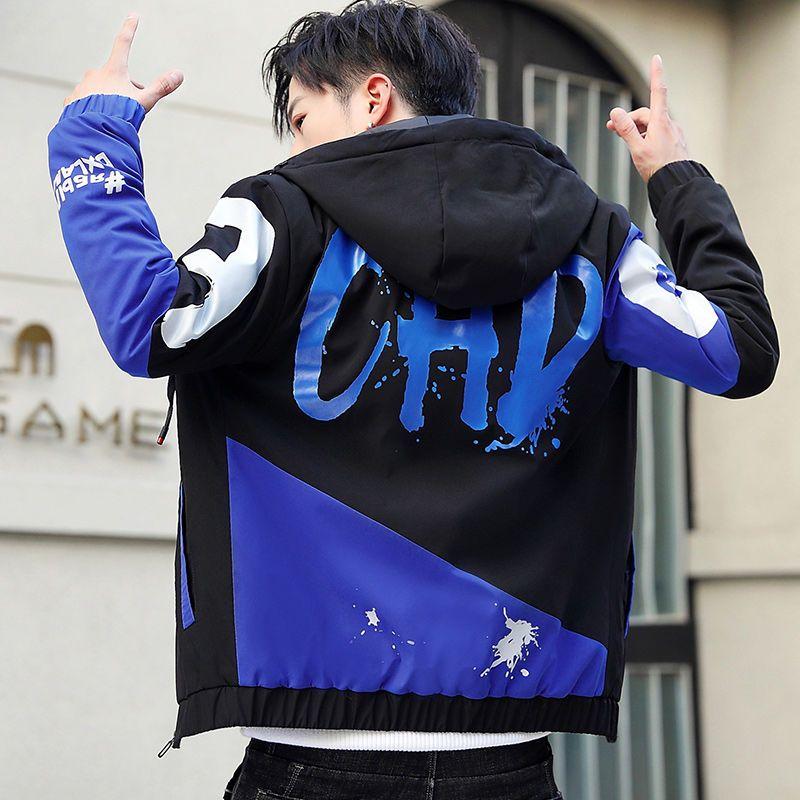 Winter Men's Fleece and Thickened Warm Jacket Fashionable Windbreaker