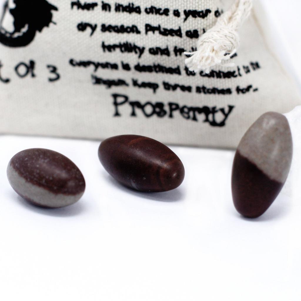 Shiva Lingam Stones 1 Inch Set of 3