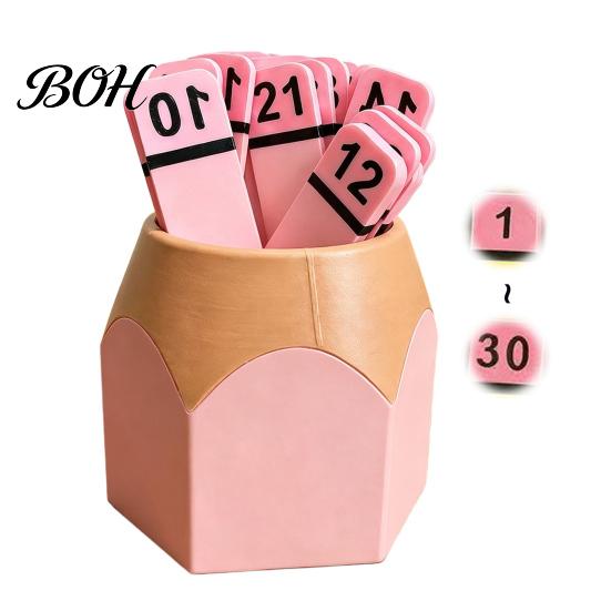 Classroom Teaching Tools Kids Pencil Number Counting Set, Stick & Shape Shaped Storage Bucket Container, Educational Learning for Toddlers Preschool