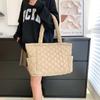 Down Cotton Padded Quilted Puffy Handbag Quilted Plaid Underarm Bag Hobos Shopper Bag  Women Girls