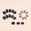 Black vine, dark wind, butterfly,  ins wind, sweet and cool, versatile nail art, wearing nail pads can be wholesale.