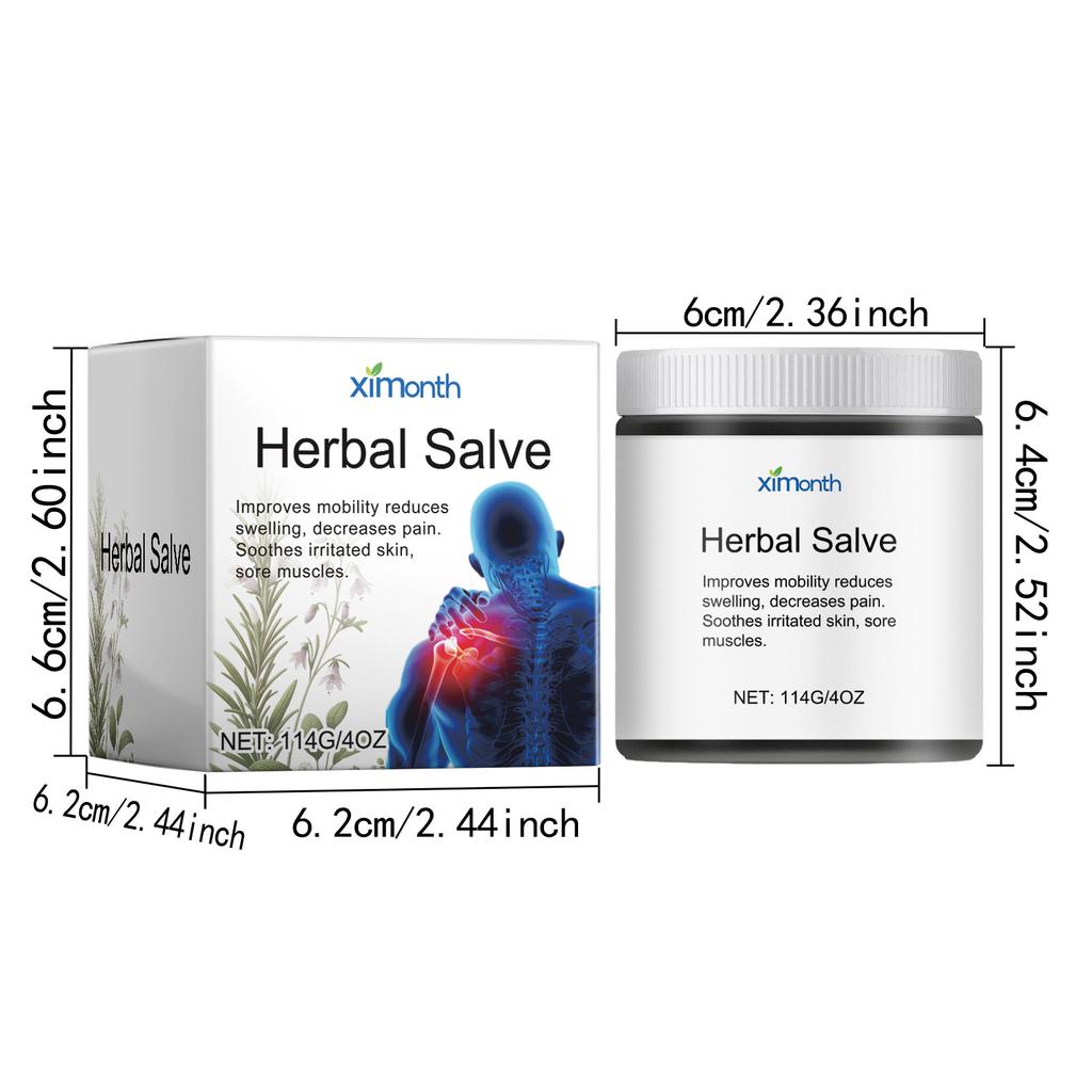 Крем для суставов с экстрактом трав, уход за суставами, травяная мазь, улучшает подвижность, уменьшает отеки, массаж тела, 114 г, личная гигиена