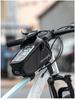 Водонепроницаемая сумка DTUCYCLE на верхнюю трубу велосипеда с держателем для телефона с сенсорным экраном