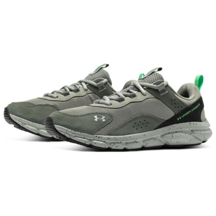 Under Armour Ua Charged Verssert Удобные Низкие Повседневные Беговые Кроссовки Мужские Кроссовки Шалфейно-Зеленые 3026808-301