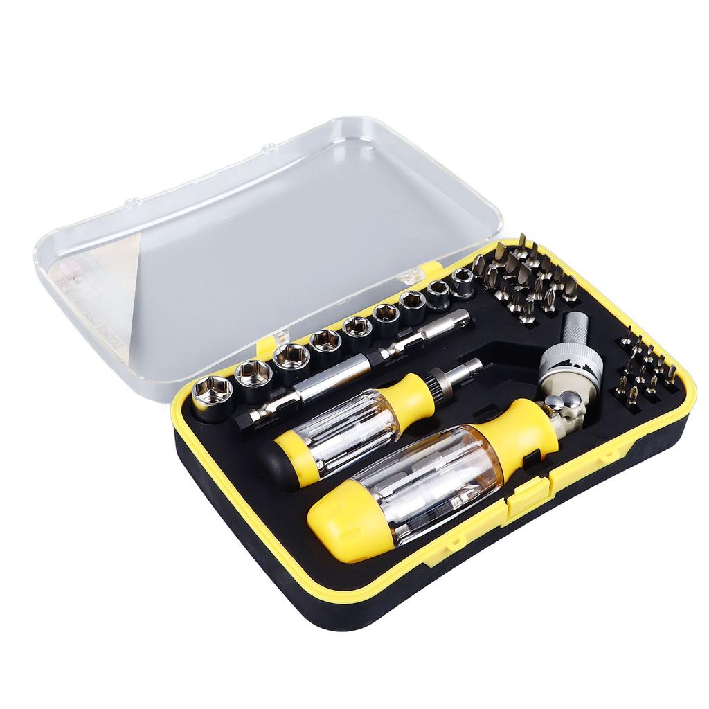 Набор отверток с храповым механизмом 56 в 1 Многофункциональные биты для отверток из углеродистой стали и резины