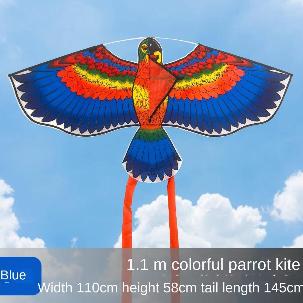 with Line Parrot Kite Long Tail Outdoor Fun Sports New Parrot Flying Toys for Kids