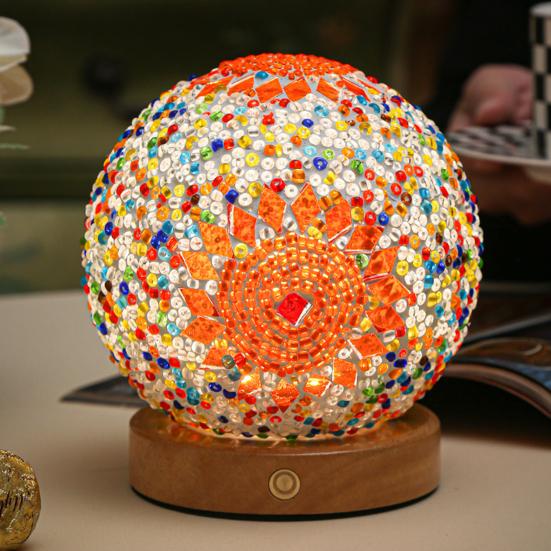 Ночник широкого применения, украшение стола, красочный привлекательный ночник в богемном стиле, поставка для гостиной