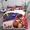 D-Donkey K-Kong B-Bananza Bedding Sets Single/Twin/Double Size Duvet Cover Set 2/3 Pieces Sets Gifts for Gamer Kids Adult Size