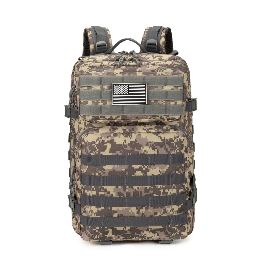 2025 Men's Tactical Camouflage Mountaineering Backpack - Large Capacity Climbing & Sports Rucksack