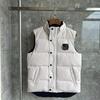 Mens Stand Collar Down Vest White Duck 300g Fill Lightweight Warm Winter Outerwear Young Adults