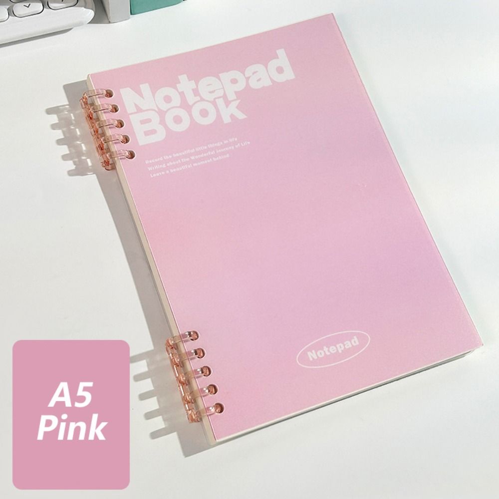 A5/B5 Loose Leaf Notebook Horizontal Line Journal Planner High Quality Hand Account Book Student
