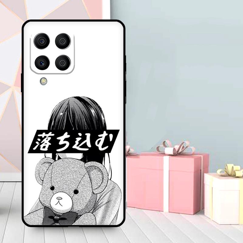 ГРУСТНАЯ ЯПОНСКАЯ АНИМЕ ЭСТЕТИКА Чехол Для Samsung Galaxy M16 M31 M21 M13 M33 M53 M15 M35 M55 M36 M56 M12 M32 M52 M14 M34 M54