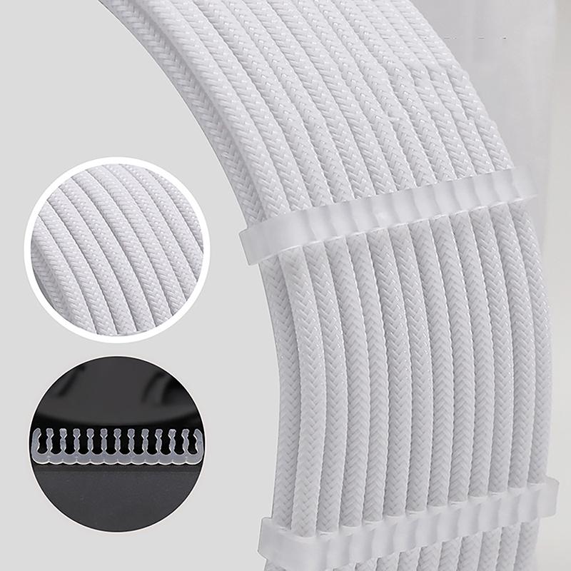 Psu Atx 24Pin удлинительный кабель нейлоновый плетеный 8-контактный 6+2-контактный шнур 24-контактный удлинитель материнской платы для корпуса компьютера комплект кабелей питания