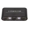 Мультимедийный интерфейс HD KVM-переключатель 4K 30 Гц. Возможность подключения двух компьютеров к одному монитору с помощью кабеля USB.