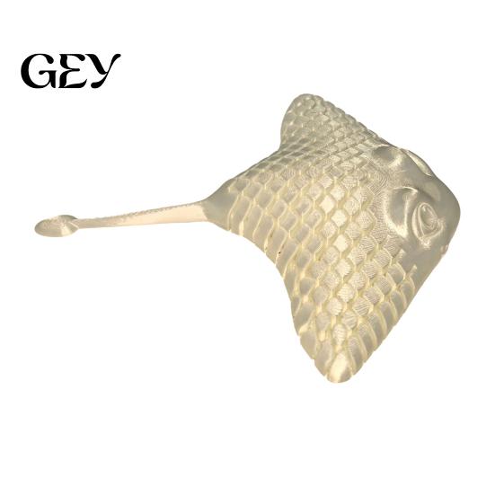 Decorative Items for Bedroom 3D Printed Manta Ray Fidget Toy, Flexible Articulated Sea Animal Figurine Artistic PLA Decorations Desktop Decoration,